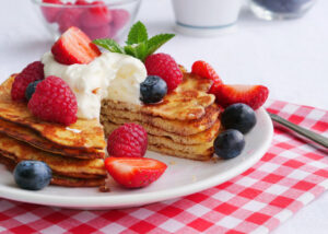 Valentine's Day Paleo Pancakes