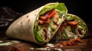 Keto Turkey Bacon Ranch Wrap