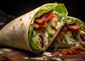 Keto Turkey Bacon Ranch Wrap